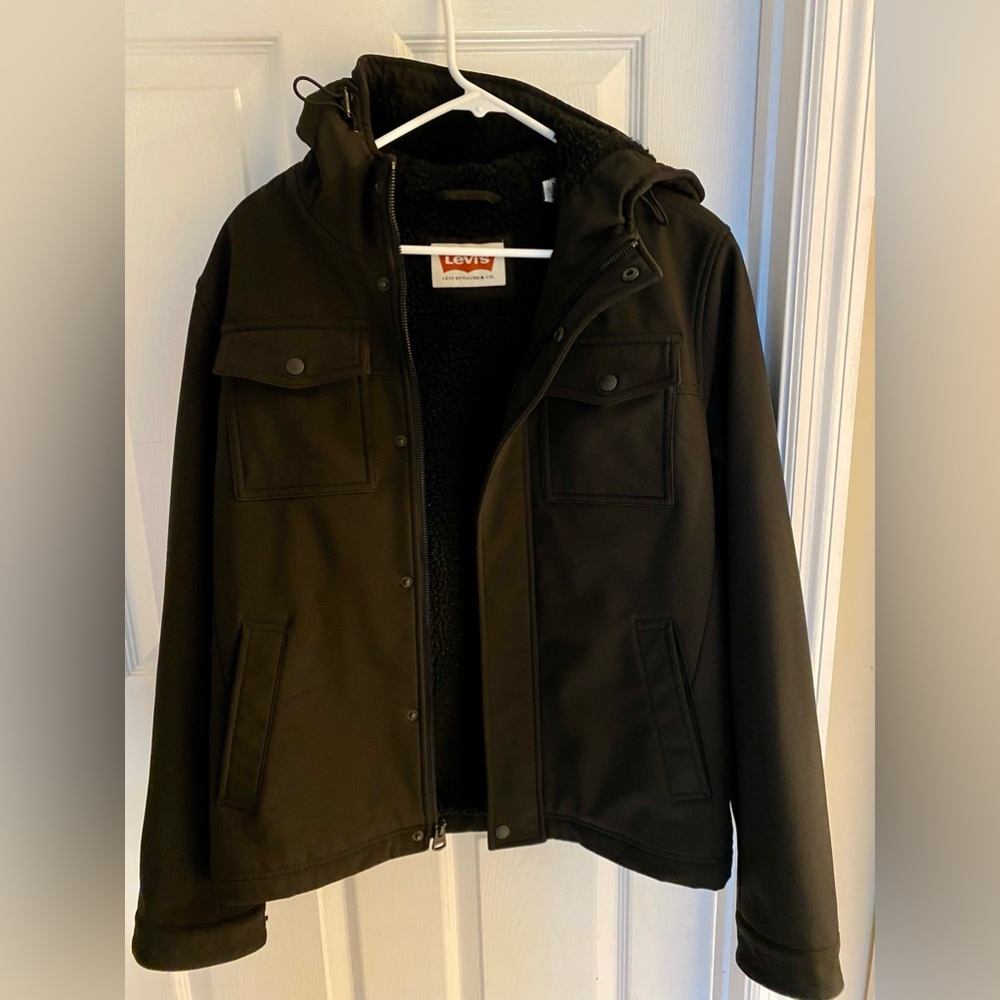 Levi’s black Jacket Mens (Small)